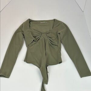 Abercrombie & Fitch Sage Long Sleeve Bodysuit